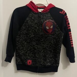 Marvel Kids Spider-Man Hoodie - Black and Red